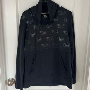 Black Victoria secret pink athletic pull over